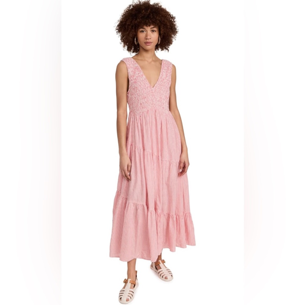 Free People Pink Maxi Dress
